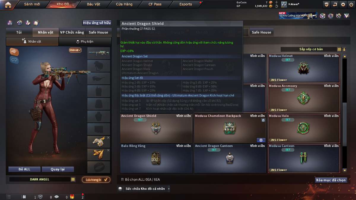 shop acc cf uy tin gia re